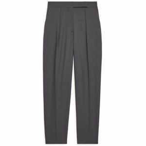 NWOT ARKET 100% Wool Tailored Trousers - Dark Grey